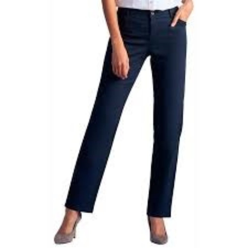 💝5/$25💖 REKUCCI WOMEN'S ICONIC STRETCH 5 POCKET STRAIGHT LEG PANT W/ZIPPER